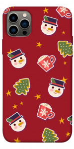 Чехол Christmas pattern для iPhone 12 Pro