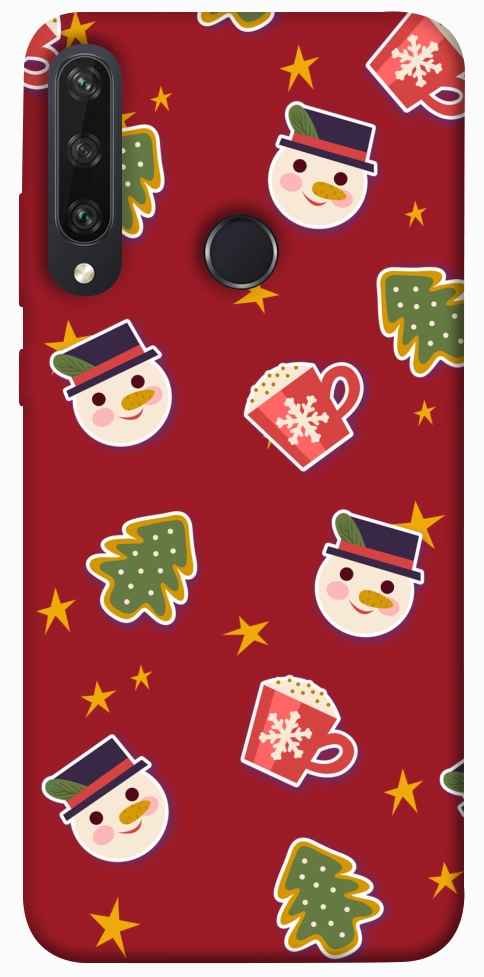 Чехол Christmas pattern для Huawei Y6p