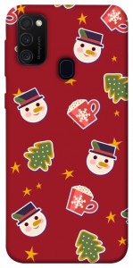 Чехол Christmas pattern для Galaxy M30s