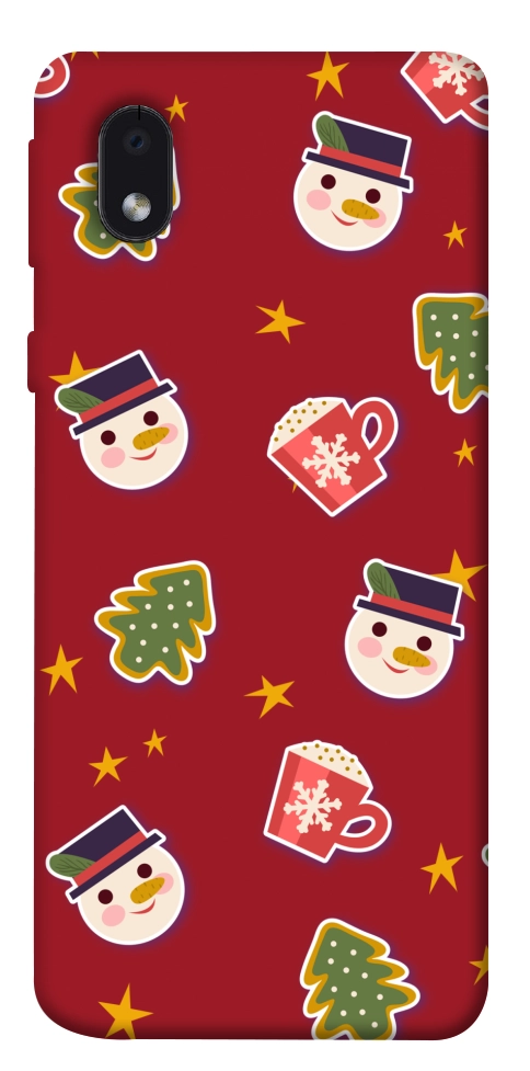 Чехол Christmas pattern для Galaxy M01 Core