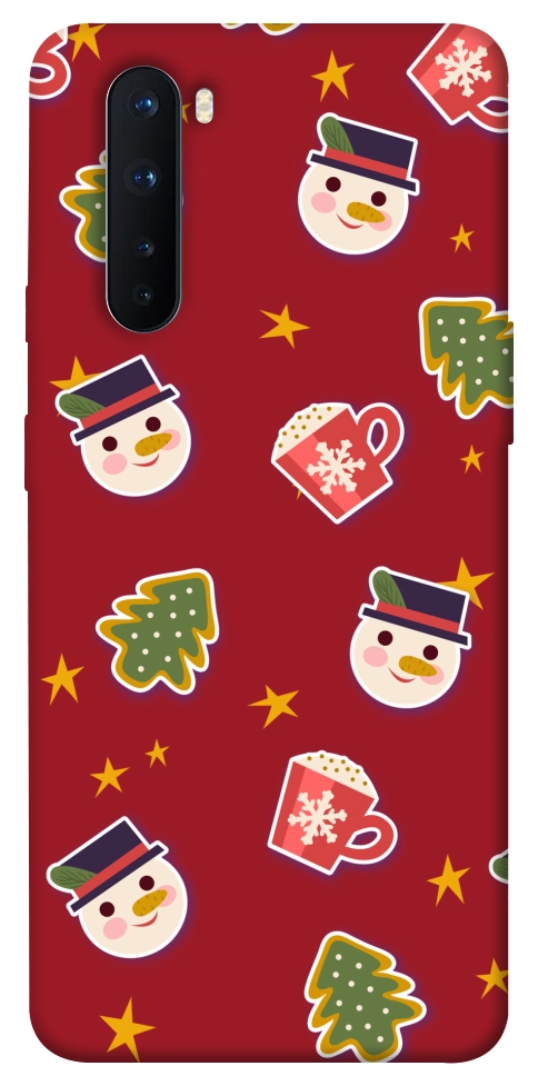 Чехол Christmas pattern для OnePlus Nord