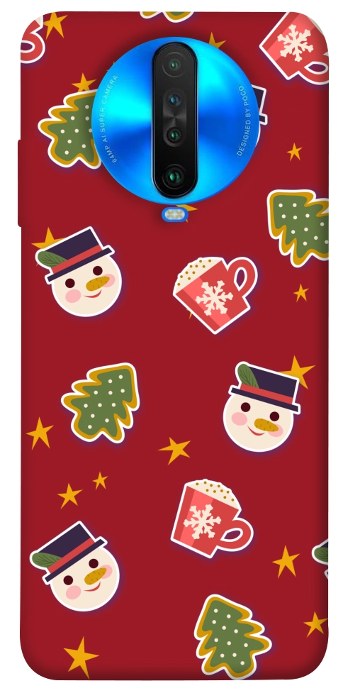 Чехол Christmas pattern для Xiaomi Poco X2