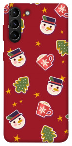 Чехол Christmas pattern для Galaxy S21+