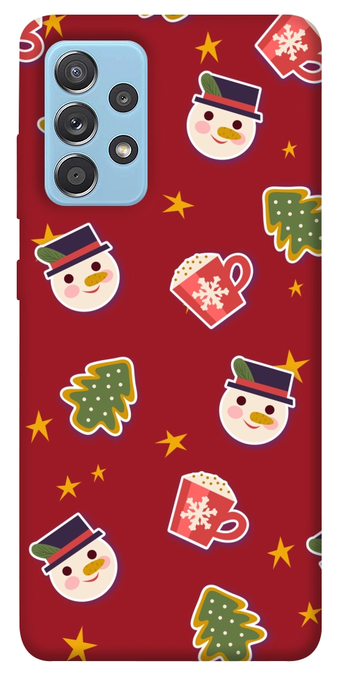 Чехол Christmas pattern для Galaxy A52