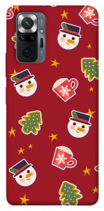 Чохол Christmas pattern для Xiaomi Redmi Note 10 Pro