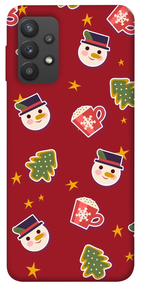 Чехол Christmas pattern для Galaxy A32 4G