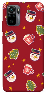 Чохол Christmas pattern для Xiaomi Redmi Note 10