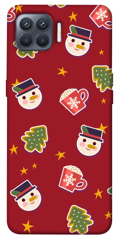 Чохол Christmas pattern для Oppo Reno 4 Lite