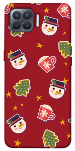 Чехол Christmas pattern для Oppo Reno 4 Lite