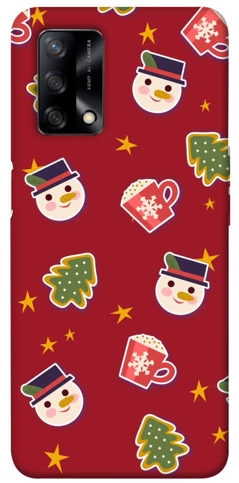 Чохол Christmas pattern для Oppo A74 4G