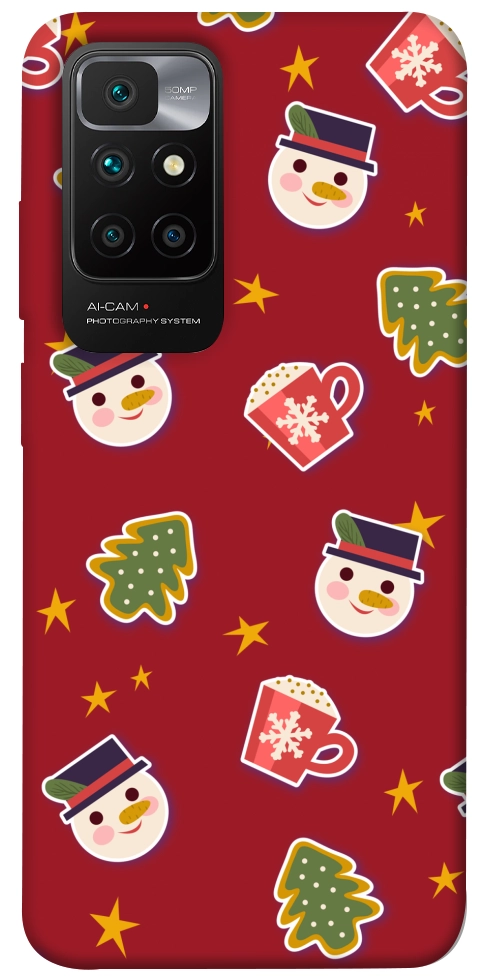 Чохол Christmas pattern для Xiaomi Redmi 10