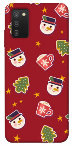 Чехол Christmas pattern для Galaxy A03s