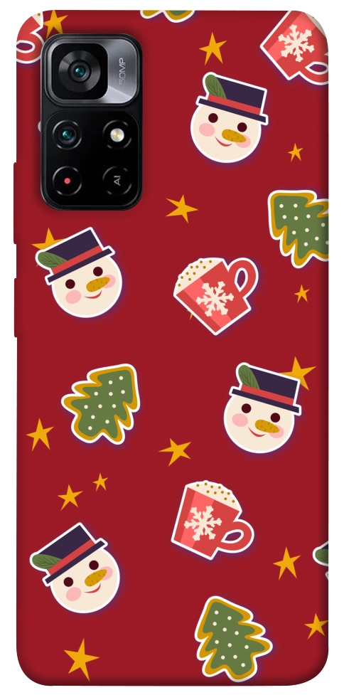 Чехол Christmas pattern для Xiaomi Poco M4 Pro 5G