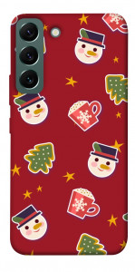 Чехол Christmas pattern для Galaxy S22