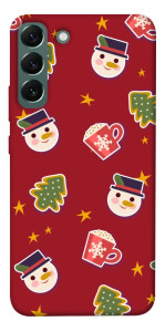 Чехол Christmas pattern для Galaxy S22+