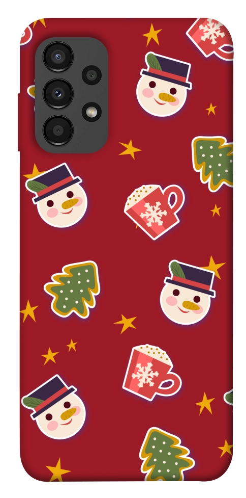 Чехол Christmas pattern для Galaxy A13 4G