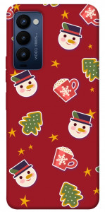 Чохол Christmas pattern для TECNO Camon 18