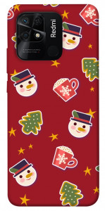 Чохол Christmas pattern для Xiaomi Redmi 10C