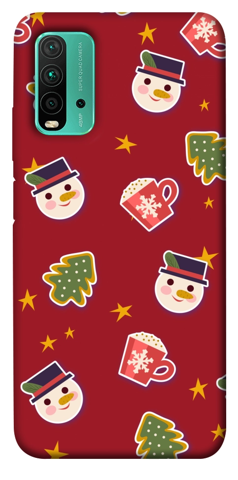 Чохол Christmas pattern для Xiaomi Redmi Note 9 4G