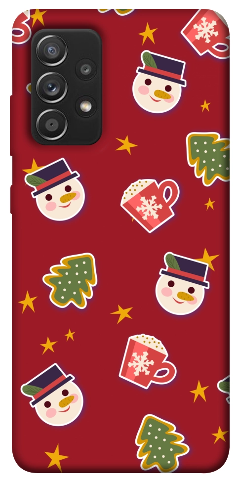 Чехол Christmas pattern для Galaxy A52s