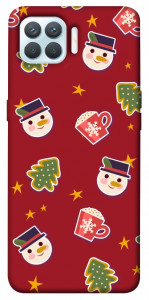 Чехол Christmas pattern для Oppo F17 Pro