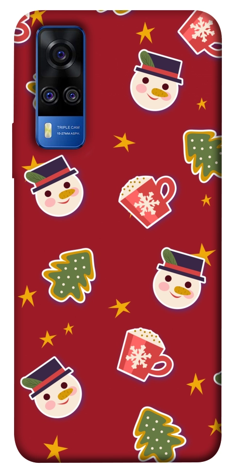 Чохол Christmas pattern для Vivo Y51a