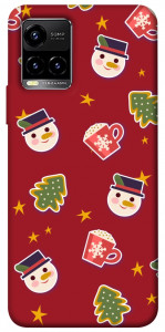 Чохол Christmas pattern для Vivo Y33s