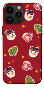 Чехол Christmas pattern для iPhone 14 Pro Max