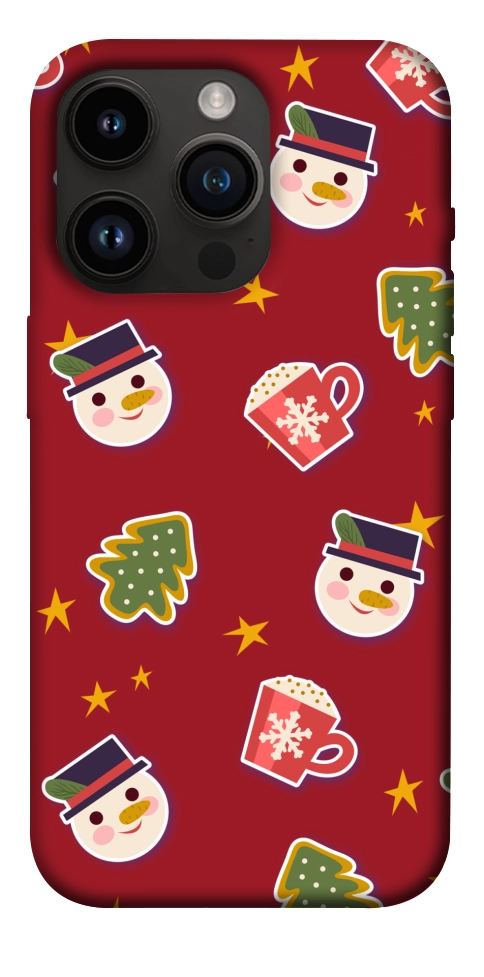 Чохол Christmas pattern для iPhone 14 Pro