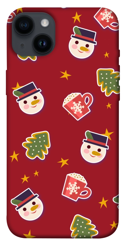 Чохол Christmas pattern для iPhone 14 Plus