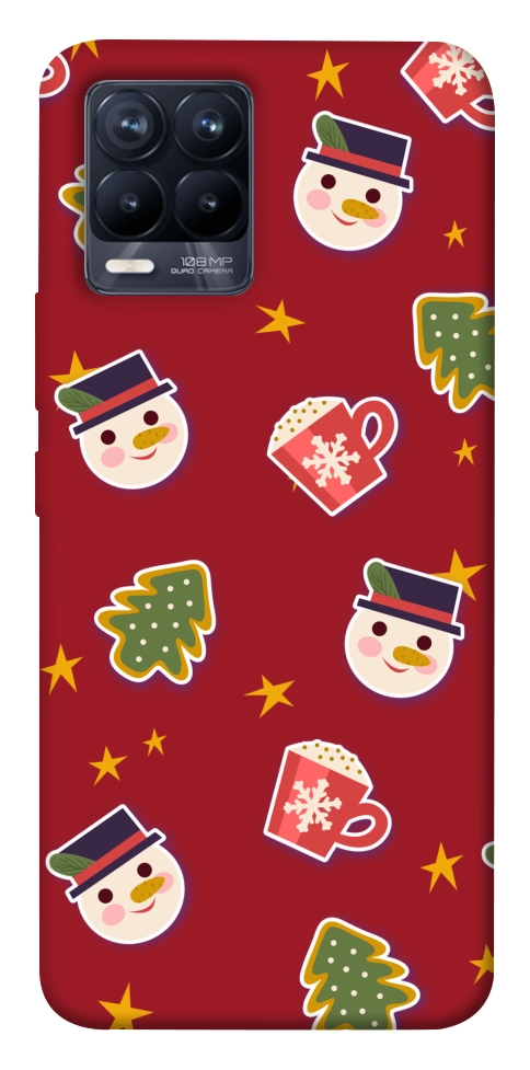 Чохол Christmas pattern для Realme 8