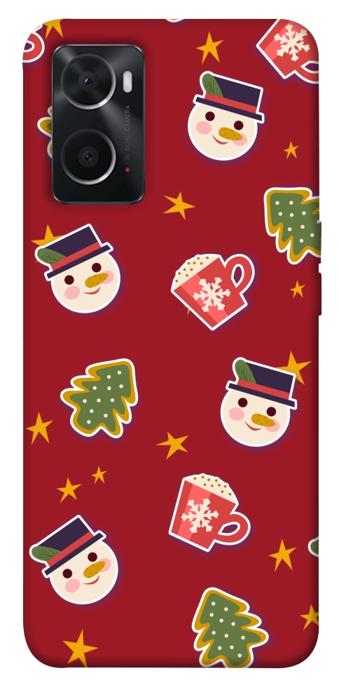 Чохол Christmas pattern для Oppo A76 4G