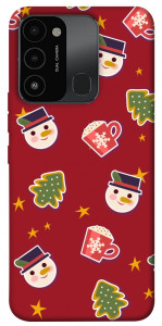 Чохол Christmas pattern для TECNO Spark 8C