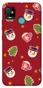 Чохол Christmas pattern для TECNO Pop 5