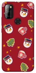 Чехол Christmas pattern для Blackview A70