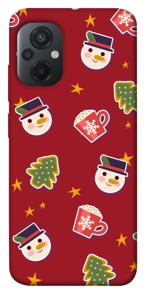 Чохол Christmas pattern для Xiaomi Poco M5