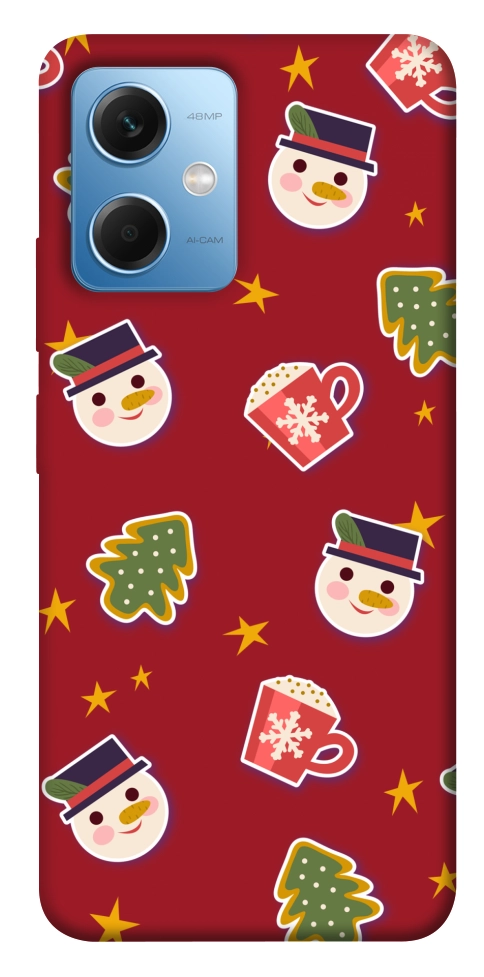 Чохол Christmas pattern для Xiaomi Redmi Note 12 5G