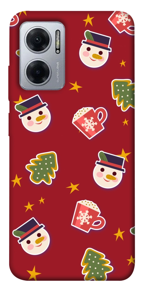 Чохол Christmas pattern для Xiaomi Redmi Note 11E