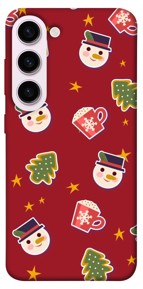 Чехол Christmas pattern для Galaxy S23+