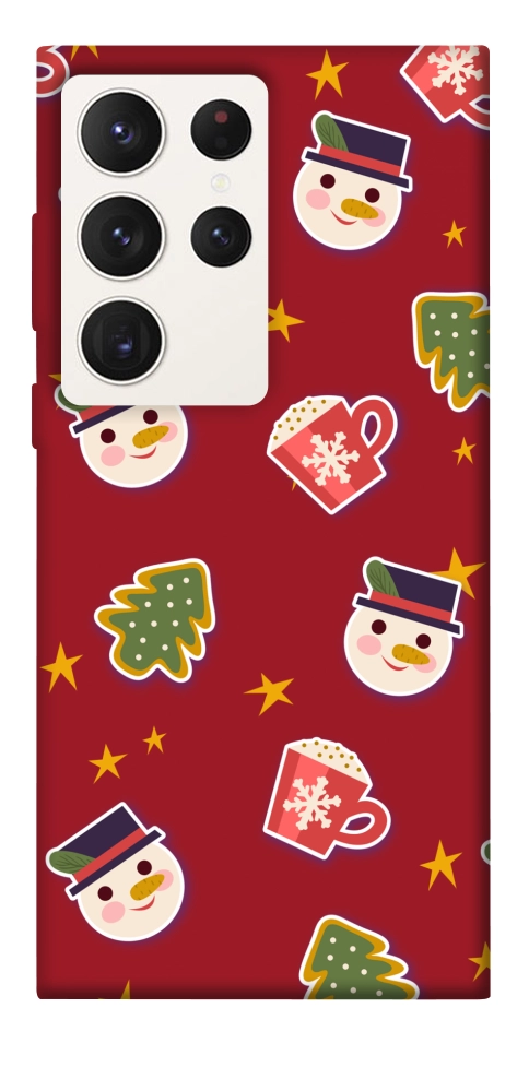 Чехол Christmas pattern для Galaxy S23 Ultra