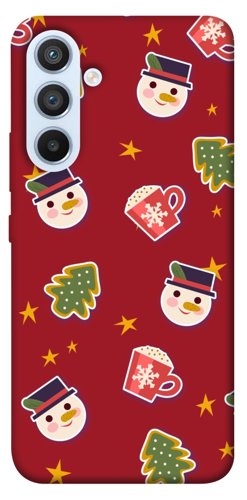 Чехол Christmas pattern для Galaxy A54 5G