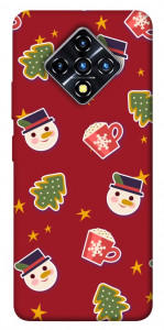 Чехол Christmas pattern для Infinix Zero 8