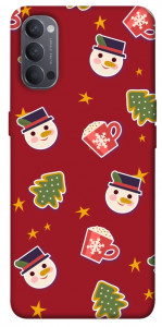 Чохол Christmas pattern для Oppo Reno 4