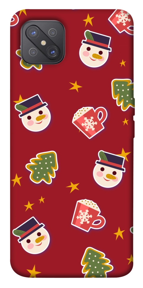 Чохол Christmas pattern для Oppo A92s