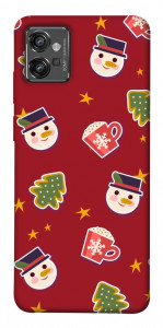 Чохол Christmas pattern для Motorola Moto G32