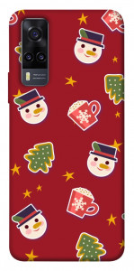 Чехол Christmas pattern для Vivo Y31