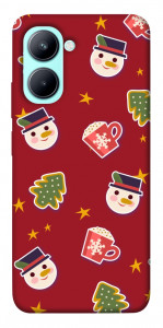 Чехол Christmas pattern для Realme C33