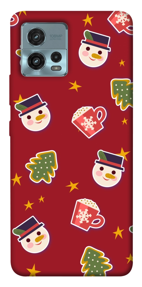 Чохол Christmas pattern для Motorola Moto G72