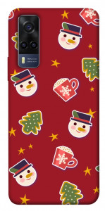 Чехол Christmas pattern для Vivo Y53s