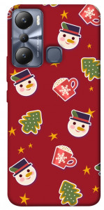 Чехол Christmas pattern для Infinix Hot 20i